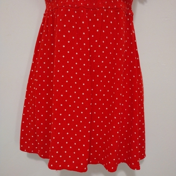 Love Tree - Polka Dot Off Shoulder Mini Dress - Picture 4 of 9